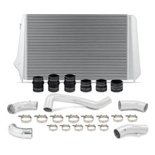 Cargar imagen en el visor de la galería, Mishimoto 17-19 GM L5P Duramax Intercooler Kit - Silver w/ Polished Pipes