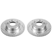 Cargar imagen en el visor de la galería, Power Stop 14-16 BMW 228i Rear Evolution Drilled &amp; Slotted Rotors - Pair