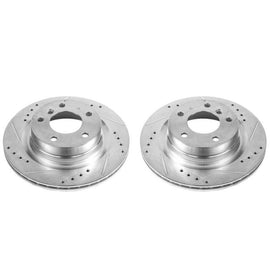 Power Stop 14-16 BMW 228i Rear Evolution Drilled & Slotted Rotors - Pair