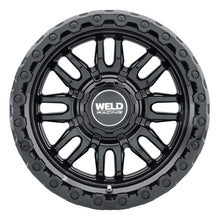 Cargar imagen en el visor de la galería, Weld Off-Road Swift 17x9in - 5x114.3 / 5x127 BP - ET-12 - 78.1mm CB - Gloss Black Wheel &amp; Ring
