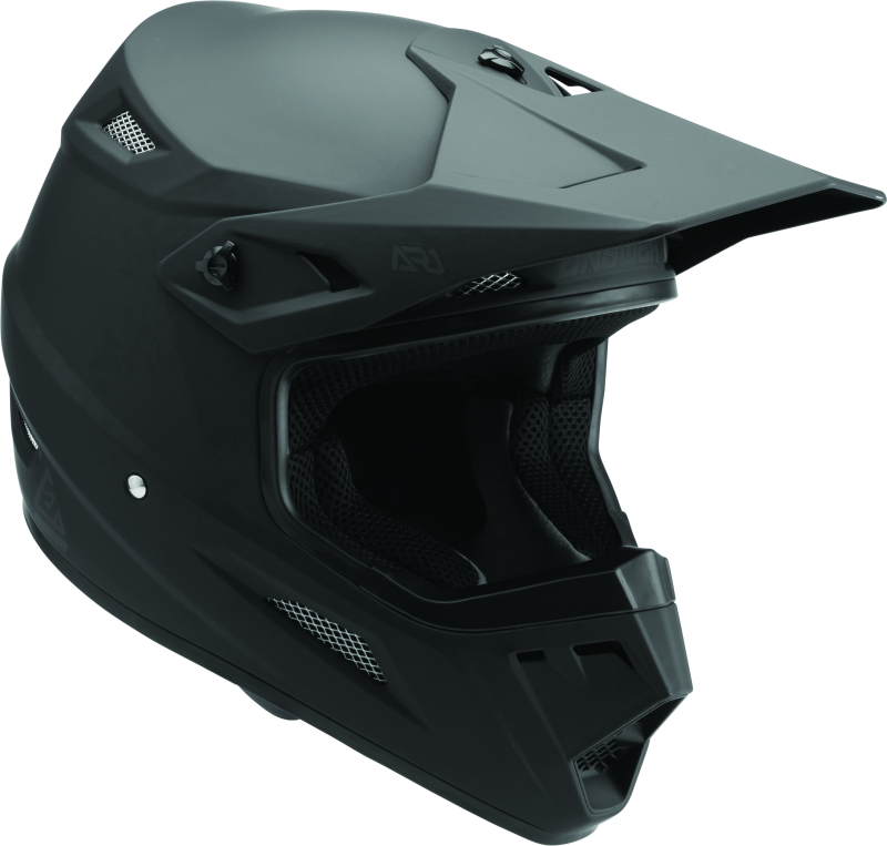 Answer AR1 Solid Helmet Matte Black Youth - Large