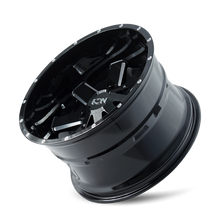 Cargar imagen en el visor de la galería, ION Type 141 20x12 / 8x180 BP / -44mm Offset / 124.1mm Hub Gloss Black Milled Wheel