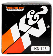 Cargar imagen en el visor de la galería, K&amp;N 01-12 Yamaha FJR 1300/1300A/1300AE/1300AS 2.688in OD x 3.813in H Oil Filter