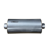 Kooks 3in Oval Clamp In Center/Center Muffler 18in Long Body Polished Stainless Steel