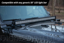 Cargar imagen en el visor de la galería, Diode Dynamics 18-21 Jeep JL Wrangler/Gladiator SS50 Hood LED Light Bar Kit - White Combo