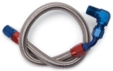 Cargar imagen en el visor de la galería, Edelbrock Fuel Line Braided Stainless for BBC ( Use w/ 8134 )