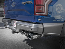 Cargar imagen en el visor de la galería, aFe MACH Force-Xp 3in to 3-1/2in 304 SS Cat-Back Exhaust w/Black Tip 17-18 Ford F-150 Raptor V6 3.5L