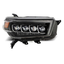 Load image into Gallery viewer, AlphaRex 10-13 Toyota 4Runner NOVA LED Projector Headlights Plank Style Black w/Seq Signal/DRL