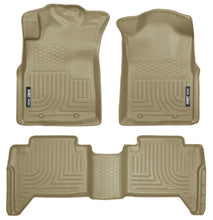 Cargar imagen en el visor de la galería, Husky Liners 05-13 Toyota Tacoma WeatherBeater Combo Tan Floor Liners