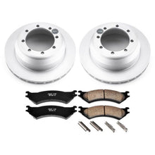 Cargar imagen en el visor de la galería, Power Stop 03-05 Ford E-350 Club Wagon Rear Z17 Evolution Geomet Coated Brake Kit