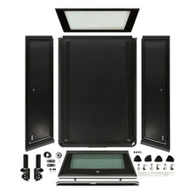 Cargar imagen en el visor de la galería, Westin EXP Truck Cap COMPLETE KIT A + BS (24-25 Toyota Tacoma DC 6ft. Bed) - Black