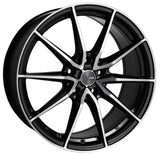 Enkei DRACO 18x8.0 5x114.3 45mm Offset 72.6mm Bore Machined Black Wheel