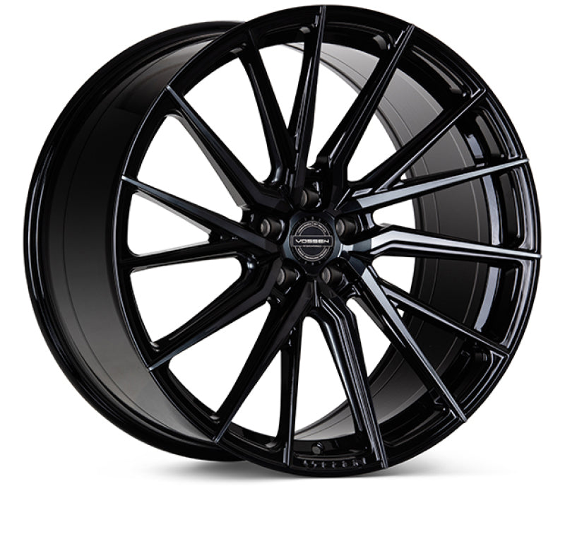 Vossen HF-4T 20x9 / 5x114.3 / ET32 / Flat Face / 73.1 - Tinted Gloss Black - Right Wheel