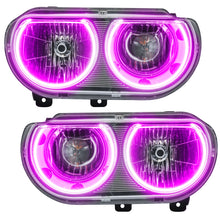 Cargar imagen en el visor de la galería, Oracle 08-14 Dodge Challenger SMD HL (Non-HID) - ColorSHIFT w/ BC1 Controller