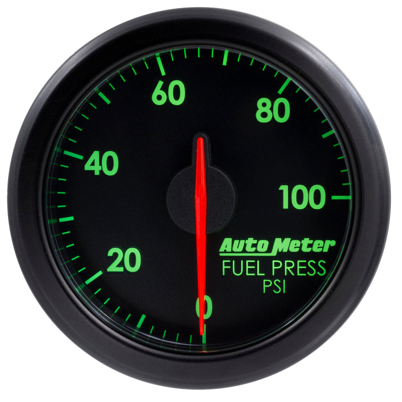 Autometer Airdrive 2-1/6in Fuel Pressure Gauge 0-100 PSI - Black