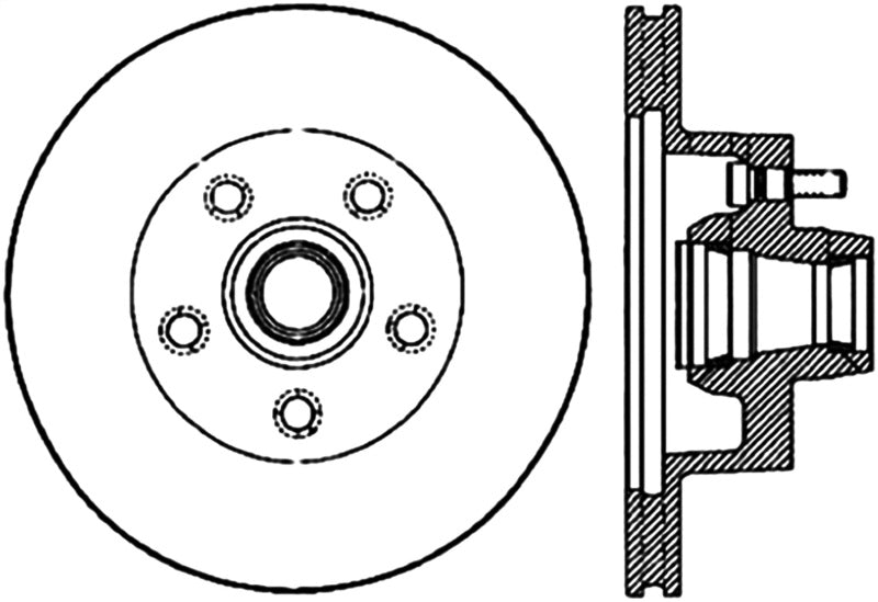 StopTech Slotted & Drilled Sport Brake Rotor