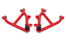 BMR 82-92 GM F-Body A-Arms Lower DOM Non-Adj Delrin Bushings Coilover - Red