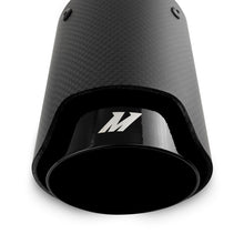 Cargar imagen en el visor de la galería, Mishimoto Carbon Fiber Muffler Tip 2.5in Inlet 3.5in Outlet M Black