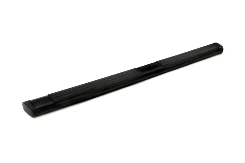 Lund 07-17 Chevy Silverado 1500 Ext. Cab 6in. Oval Straight Black Nerf Bars - Black