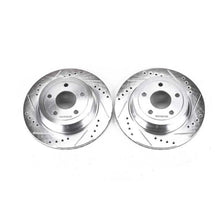 Cargar imagen en el visor de la galería, Power Stop 09-10 Chevrolet Cobalt Rear Evolution Drilled &amp; Slotted Rotors - Pair