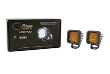Cargar imagen en el visor de la galería, Diode Dynamics Stage Series C1 LED Pod - Yellow SAE Fog Standard ABL (Pair)