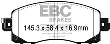 Cargar imagen en el visor de la galería, EBC Racing 22-23 Subaru WRX RP-1 Racing Front Brake Pads