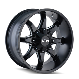 ION Type 181 18x9 / 8x180 BP / 18mm Offset / 124.1mm Hub Satin Black Wheel