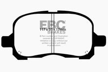 Load image into Gallery viewer, EBC 98-02 Chevrolet Prism 1.8 Redstuff Front Brake Pads