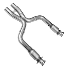 Cargar imagen en el visor de la galería, Kooks 11-14 Ford Mustang GT 5.0L 4V 3in x 2 3/4in OEM Exhaust GREEN Cat X Pipe Kooks HDR Req