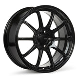 Enkei TRIUMPH 18x8.5 5x100 45mm Offset 72.6mm Bore Gloss Black Wheel