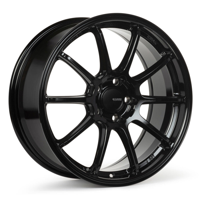 Enkei Triumph 18x8 5x112 45mm Offset 72.6mm Bore Gloss Black Wheel