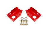 BMR 2021+ Ford Bronco (Exc. Bronco Sport) Rear Shock Mount Skid Plates - Red