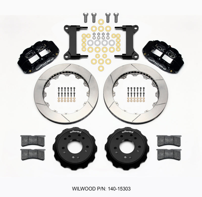 Wilwood Narrow Superlite 6R Front Hat Kit 13.06 63-87 C10 w/ Wilwood Pro Spindles