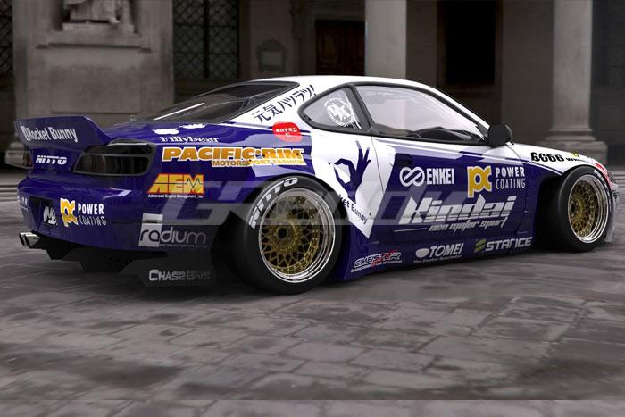 GReddy 99-02 Nissan Silvia (S15) Rocket Bunny Wing