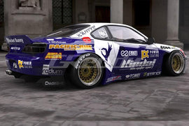 GReddy X Rocket Bunny S15 Rear Fenders for 1999-2002 Nissan Silvia