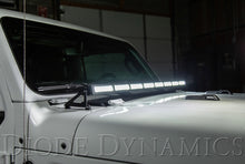 Cargar imagen en el visor de la galería, Diode Dynamics 18-21 Jeep JL Wrangler/Gladiator SS50 Hood LED Light Bar Kit - Amber Combo
