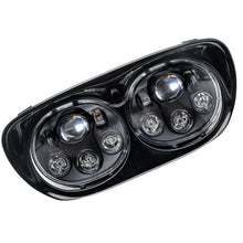 Cargar imagen en el visor de la galería, Oracle Harley Road Glide Replacement LED Headlight - Black