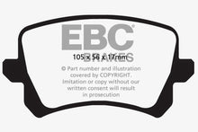 Cargar imagen en el visor de la galería, EBC 15+ Audi Q3 2.0 Turbo Ultimax2 Rear Brake Pads