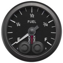 Cargar imagen en el visor de la galería, Autometer Stack 52mm 0-280 Ohm Programmable Pro-Control Fuel Level Gauge - Black