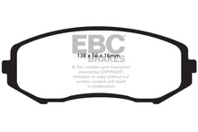 Cargar imagen en el visor de la galería, EBC 08+ Suzuki Grand Vitara 2.4 Greenstuff Front Brake Pads