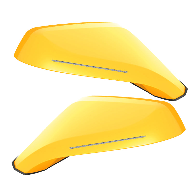 Oracle 10-15 Chevrolet Camaro Concept Side Mirrors - Rally Yellow (GCO)