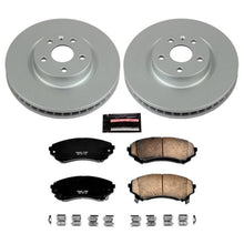 Cargar imagen en el visor de la galería, Power Stop 08-14 Cadillac CTS Front Z17 Evolution Geomet Coated Brake Kit