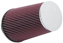 Cargar imagen en el visor de la galería, K&amp;N Universal Chrome Filter 3 1/2 inch ID FLG / 6 inch Bottom / 4 1/2 inch CR / 9 inch Length