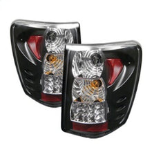 Cargar imagen en el visor de la galería, Spyder Jeep Grand Cherokee 99-04 LED Tail Lights Version 2 Black ALT-YD-JGC99-LED-BK-G2