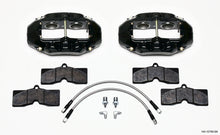 Cargar imagen en el visor de la galería, Wilwood D8-4 Front Caliper Kit Black Corvette C2 / C3 65-82