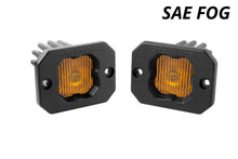 Cargar imagen en el visor de la galería, Diode Dynamics Stage Series C1 LED Pod - Yellow SAE Fog Flush ABL (Pair)