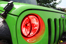 Cargar imagen en el visor de la galería, Oracle 07-17 Jeep Wrangler Surface Mount LED Headlight Halo Kit - Red