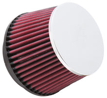 Cargar imagen en el visor de la galería, K&amp;N Universal Chrome Filter 100MM Flange ID / 138MM Base OD / 114MM Top OD / 92MM Height