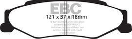 EBC Racing 97-13 Chevrolet Corvette 5.7L Rear RP-1 Race Brake Pads