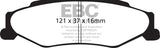 EBC Racing 97-13 Chevrolet Corvette 5.7L Rear RP-1 Race Brake Pads